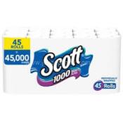 Scott 1000 Limited Edition Bath Tissue (1,000 Sheets, 45 Rolls), 45 Count (Pack of 1)