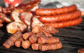 Grilled Spicy Sausages with one Free Side Dish