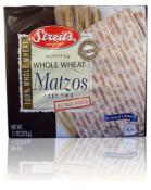 Streit's Passover Whole Wheat Matzos No Salt Added 11 oz