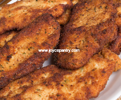 Breaded Chicken Cutlets - Passover Entrées