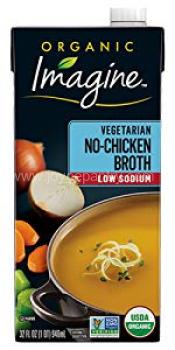 Imagine Organic Vegetarian No-Chicken Broth Low Sodium 31 fl oz