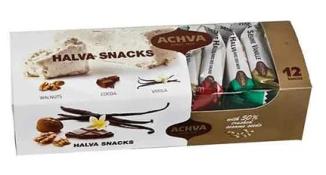 Achva Assorted Halva Snacks (Walnuts, Cocoa, Vanilla) 12 CT 10.5 oz