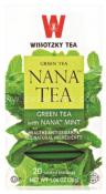 Wissotzky Green Tea with Nana Mint 20 Bags - 1.32 oz